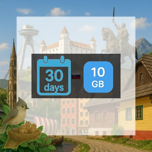 Slovakia - 10 GB - 30 Days
