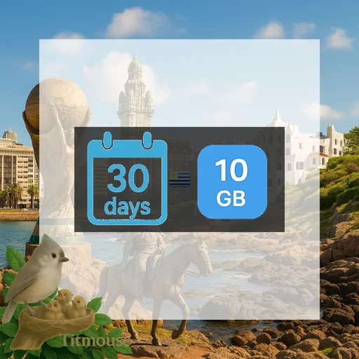 Uruguay - 10 GB - 30 Days