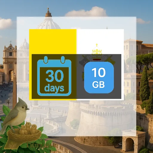 Vatican City - 10 GB - 30 Days
