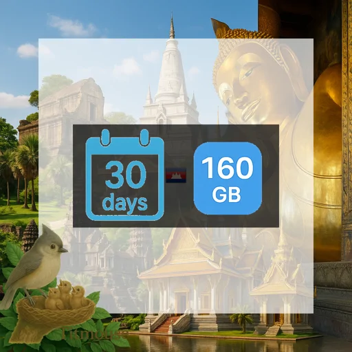 Cambodia - Unlimited - 30 Days