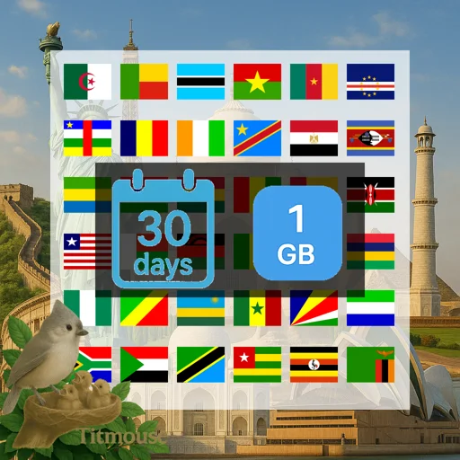 Africa - 1 GB - 30 Days