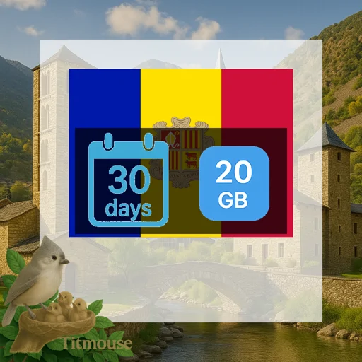 Andorra - 20 GB - 30 Days