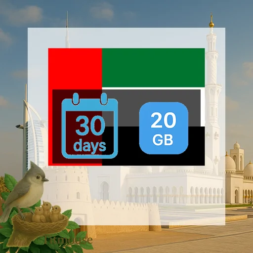 United Arab Emirates - 20 GB - 30 Days
