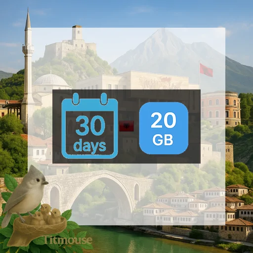 Albania - 20 GB - 30 Days