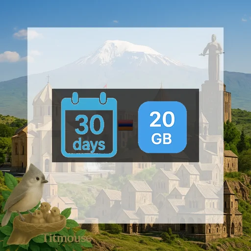 Armenia - 20 GB - 30 days