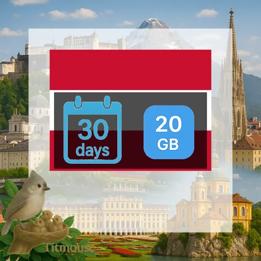 Austria - 20 GB - 30 Days