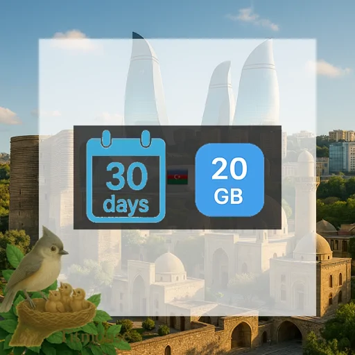 Azerbaijan - 20 GB - 30 days
