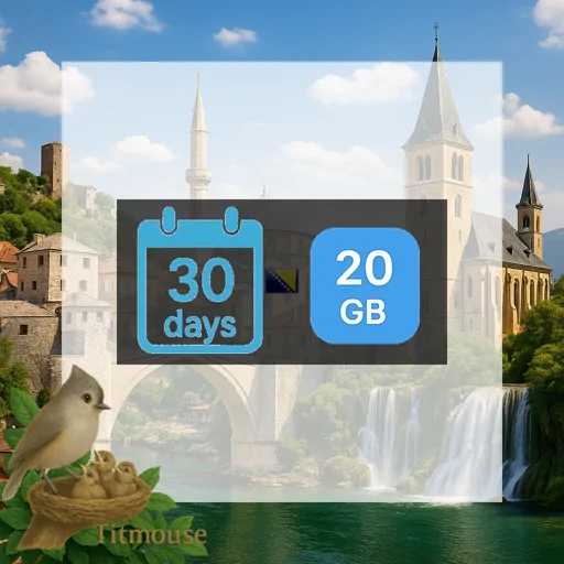 Bosnia and Herzegovina - 20 GB - 30 Days