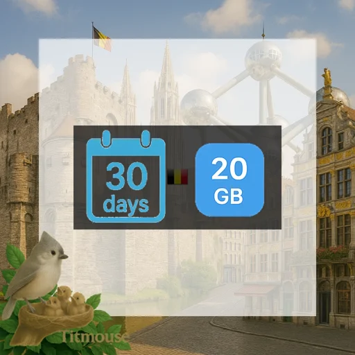 Belgium - 20 GB - 30 days