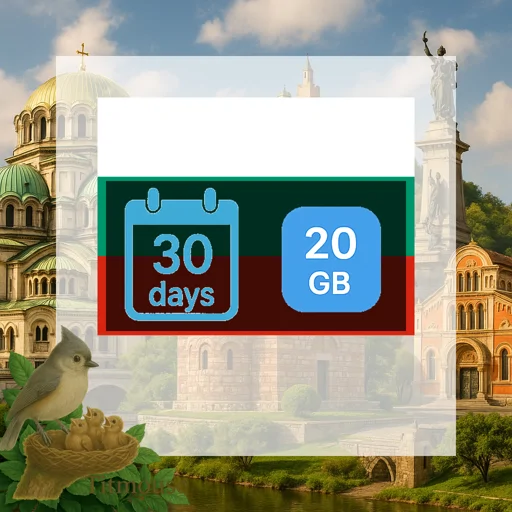 Bulgaria - 20 GB - 30 Days