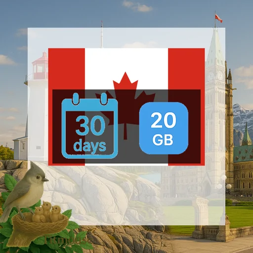 Canada - 20 GB - 30 Days