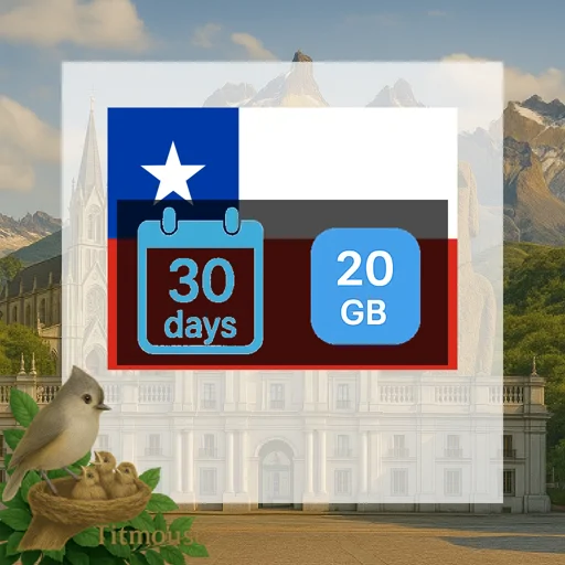 Chile - 20 GB - 30 Days