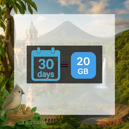 Costa Rica - 20 GB - 30 days