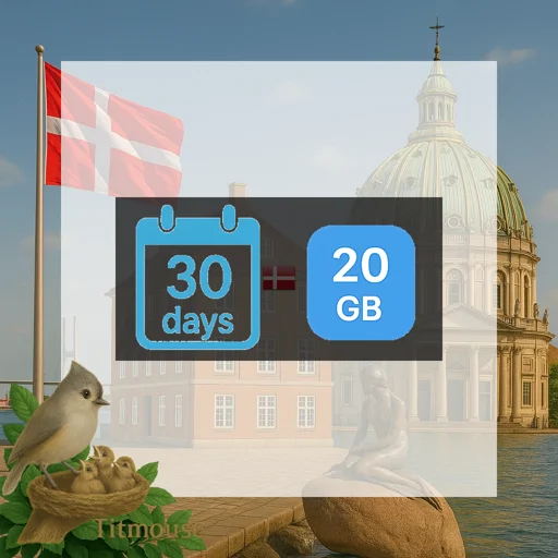 Denmark - 20 GB - 30 Days