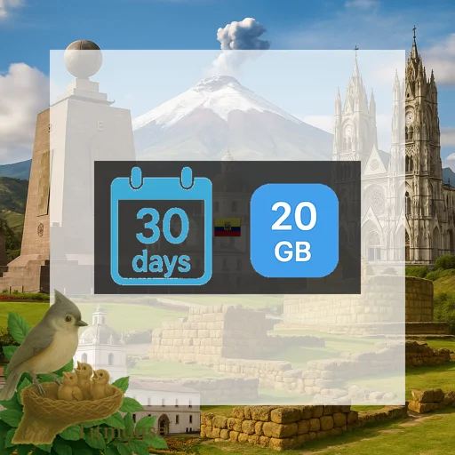 Ecuador - 20 GB - 30 days