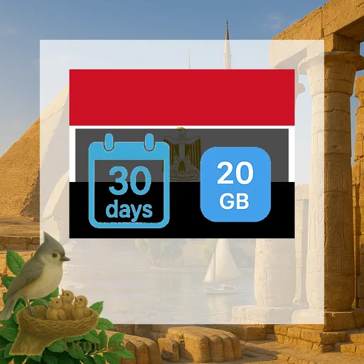 Egypt - 20 GB - 30 Days
