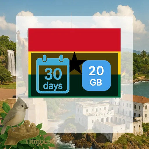 Ghana - 20 GB - 30 Days