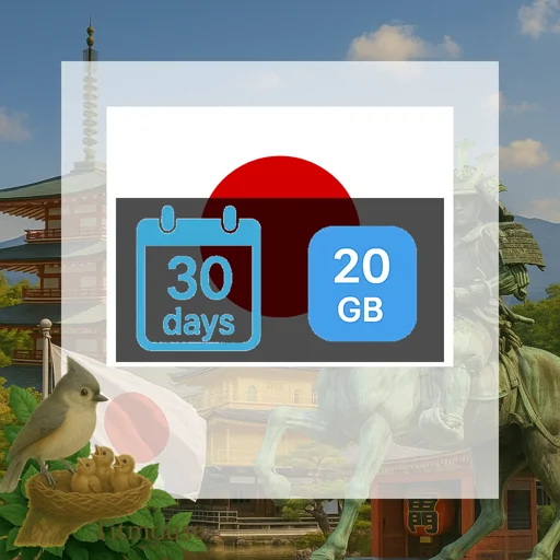 Japan - 20 GB - 30 Days