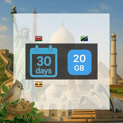 Africa - 20 GB - 30 days