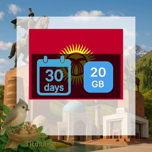 Kyrgyzstan - 20 GB - 30 Days