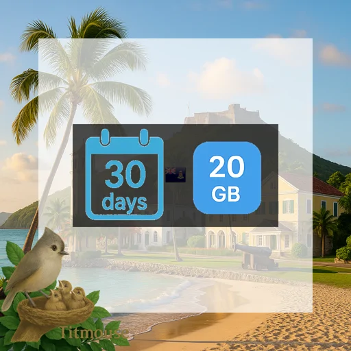 Cayman Islands - 20 GB - 30 days