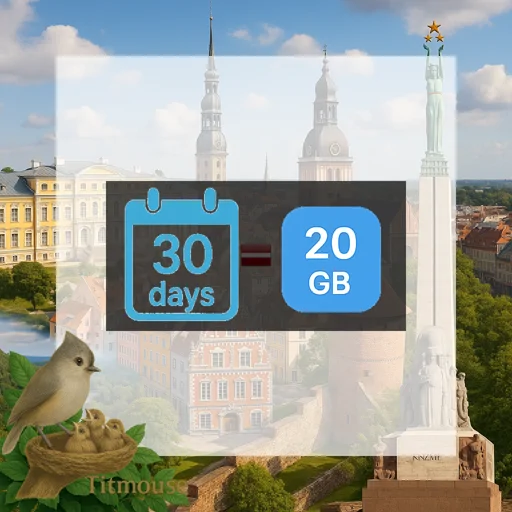 Latvia - 20 GB - 30 Days