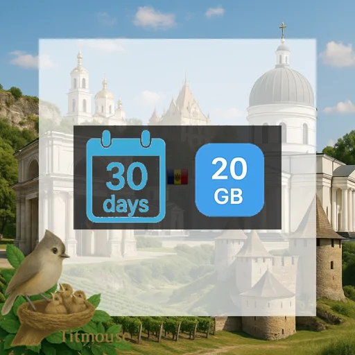 Moldova - 20 GB - 30 Days