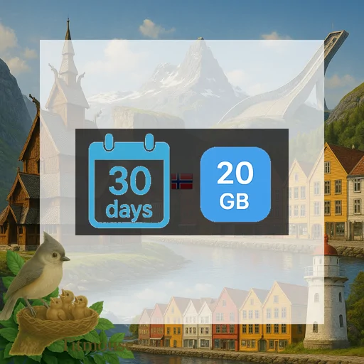 Norway - 20 GB - 30 days