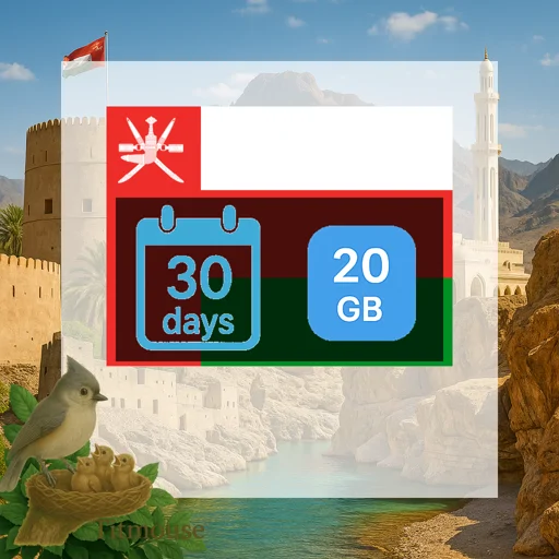 Oman - 20 GB - 30 Days