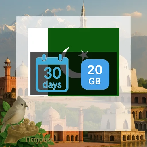 Pakistan - 20 GB - 30 days