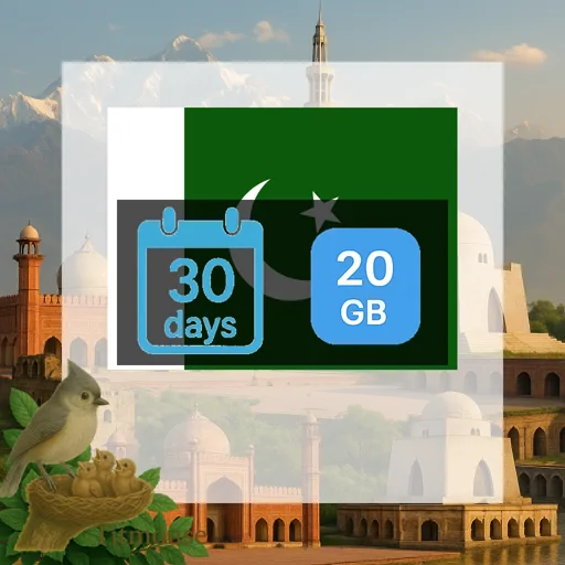 Pakistan - 20 GB - 30 days