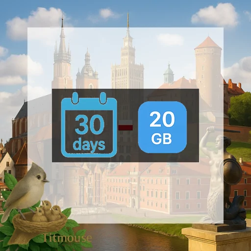 Poland - 20 GB - 30 Days