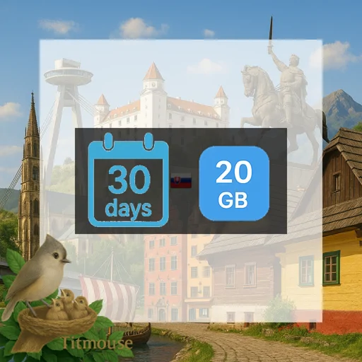 Slovakia - 20 GB - 30 Days