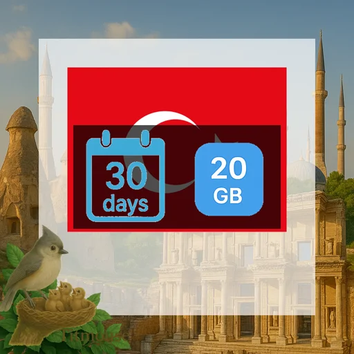 Turkey - 20 GB - 30 Days