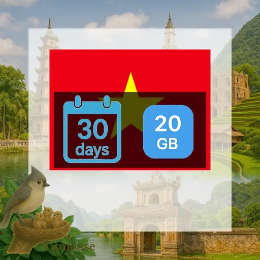 Vietnam - 20 GB - 30 Days