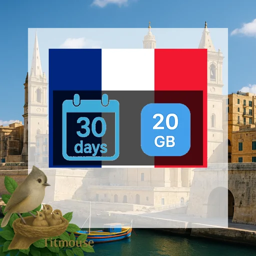 Mayotte - 20 GB - 30 Days