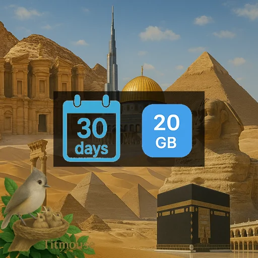 Middle East and North Africa - 20 GB - 30 Days