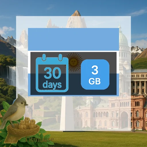 Argentina - 3 GB - 30 Days