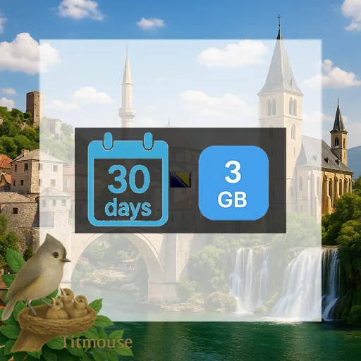 Bosnia and Herzegovina - 3 GB - 30 Days