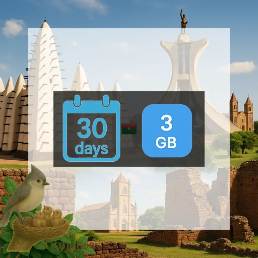 Burkina Faso - 3 GB - 30 Days