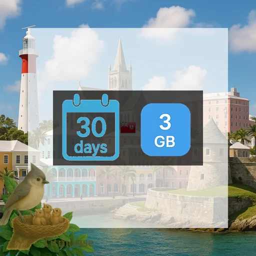 Bermuda - 3 GB - 30 Days