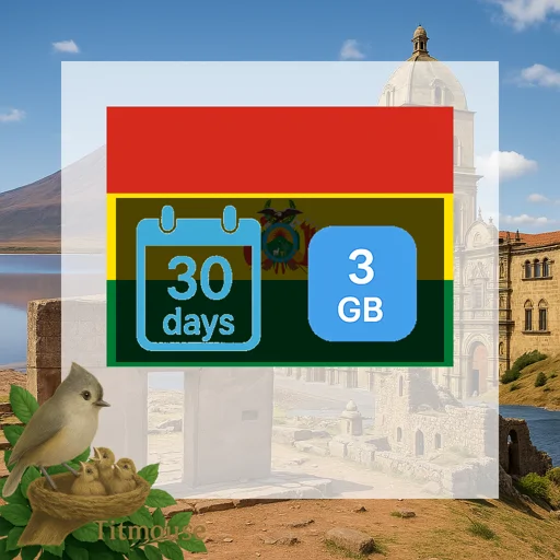 Bolivia - 3 GB - 30 Days