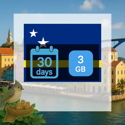 Curaçao - 3 GB - 30 Days