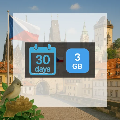 Czech Republic - 3 GB - 30 Days