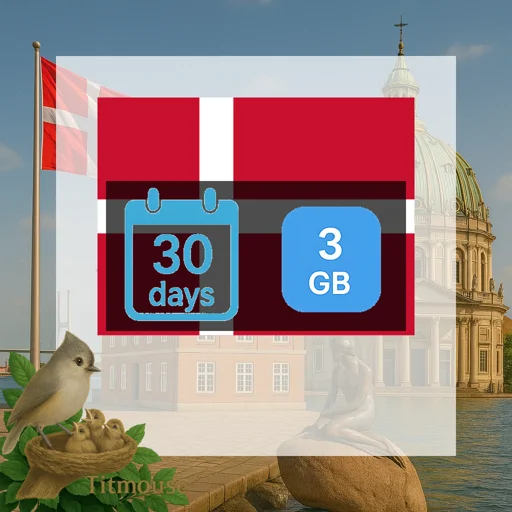 Denmark - 3 GB - 30 Days