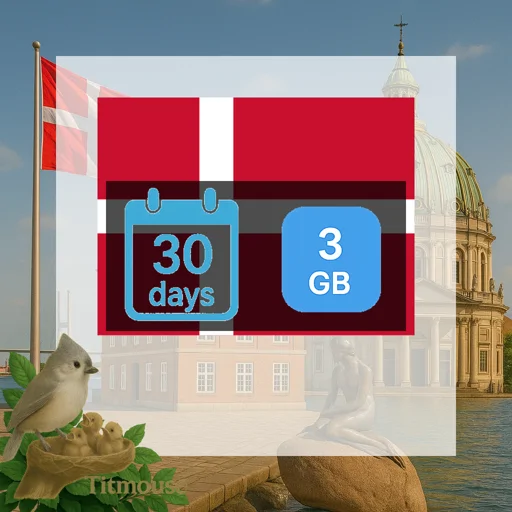 Denmark - 3 GB - 30 Days