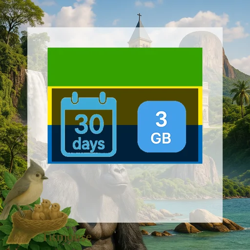 Gabon - 3 GB - 30 Days