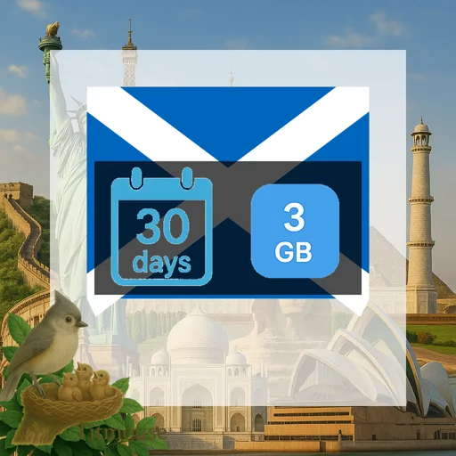 Scotland - 3 GB - 30 Days