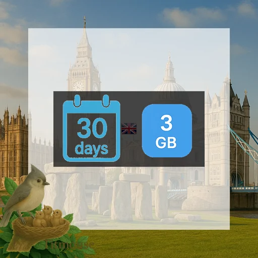 United Kingdom - 3 GB - 30 Days