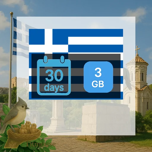 Greece - 3 GB - 30 Days